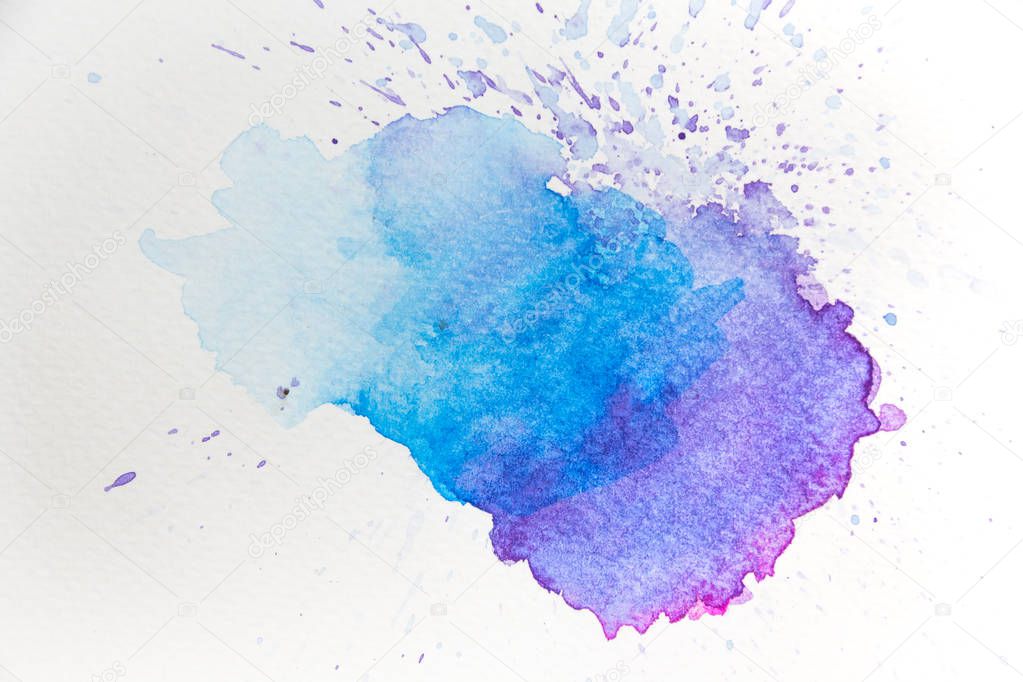 Abstract background image from watercolor 