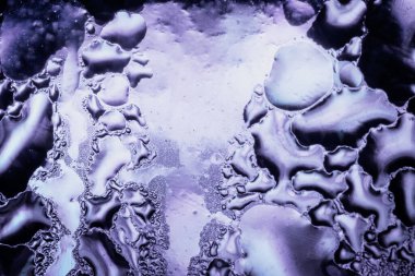 Kabarcıklı soyut su mavi gri arkaplan