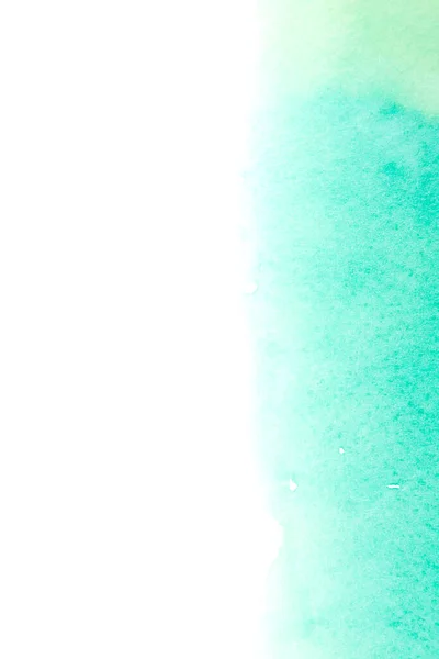 Abstraktes Hintergrundbild Des Meeres Mit Aquarell Auf Weißem Papier — Stockfoto