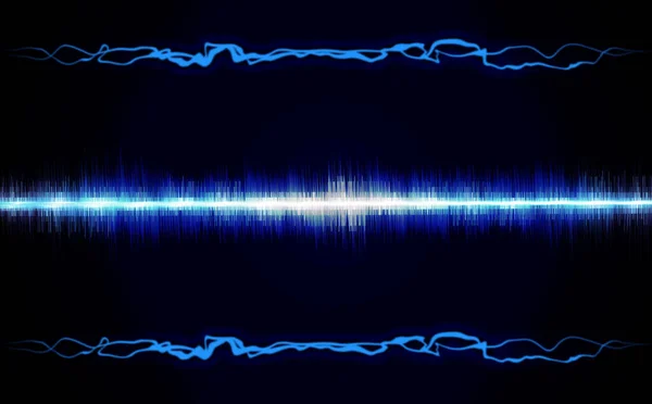 Fale Dźwiękowe Abstrakcyjne Tło Kolorowe Koncepcja Projektowania Komunikacji — Zdjęcie stockowe