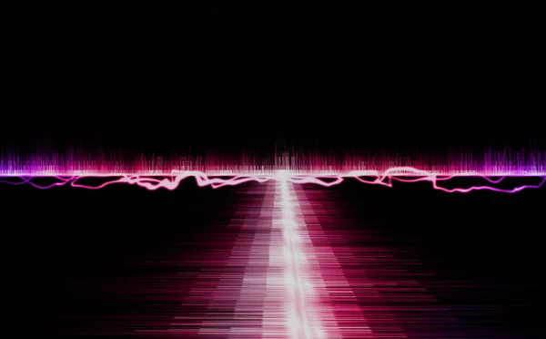 Sound Waves Abstract Background Colorful Design Concept Communication — Stock Photo, Image