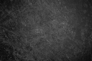 Arka plan için eski siyah ve gri beton duvar dokusu