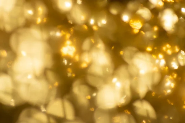 Abstrakcyjny Złoty Kolorowe Nieostre Okrągłe Facula Abstrakcyjne Tło — Zdjęcie stockowe