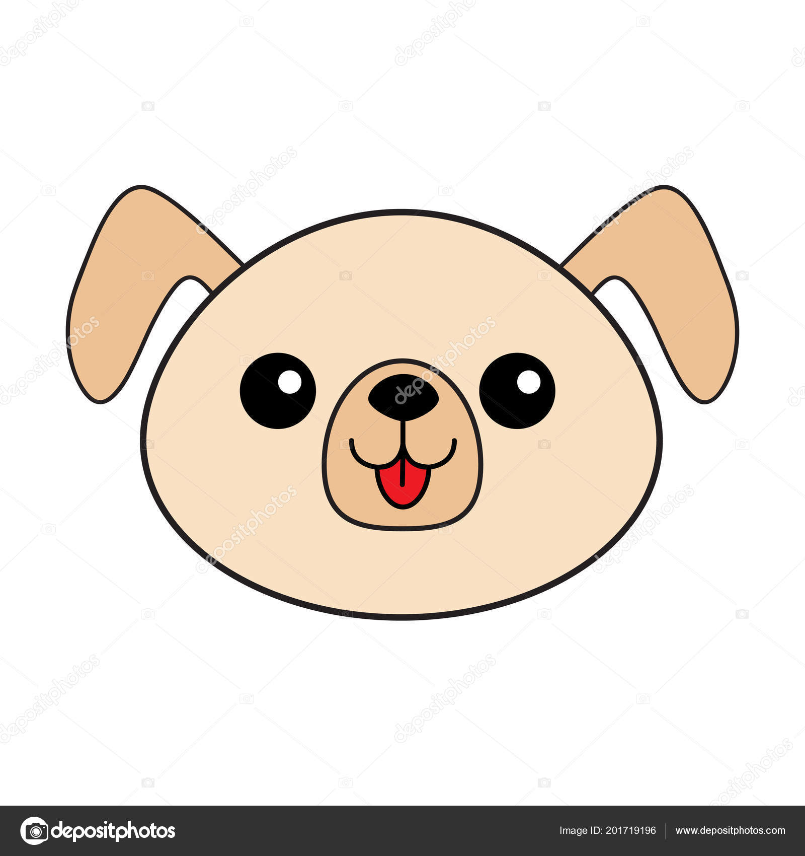Dog Happy Face Head Icon Contour Line Silhouette Brown Color Stock Vector Image by ©worldofvector #201719196 Dog Happy Face Head Icon Contour Line Silhouette Brown Color Stock Vector Image by ©worldofvector #201719196