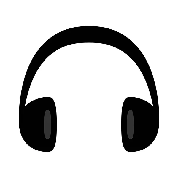 Kopfhörer Symbol Isoliert Auf Weißem Hintergrund — Stockvektor