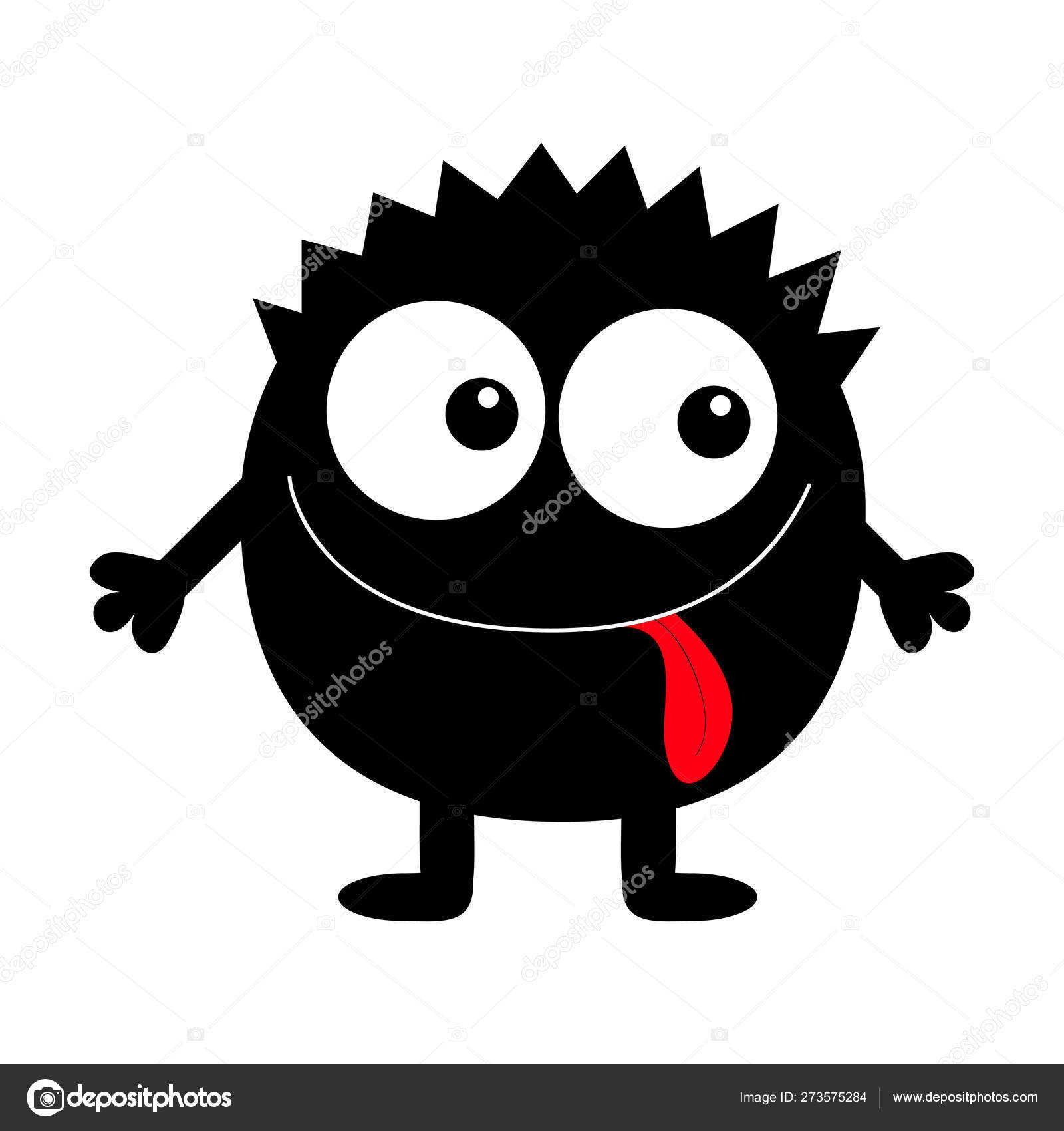 Isolated kawaii scared face cartoon design Vector Image