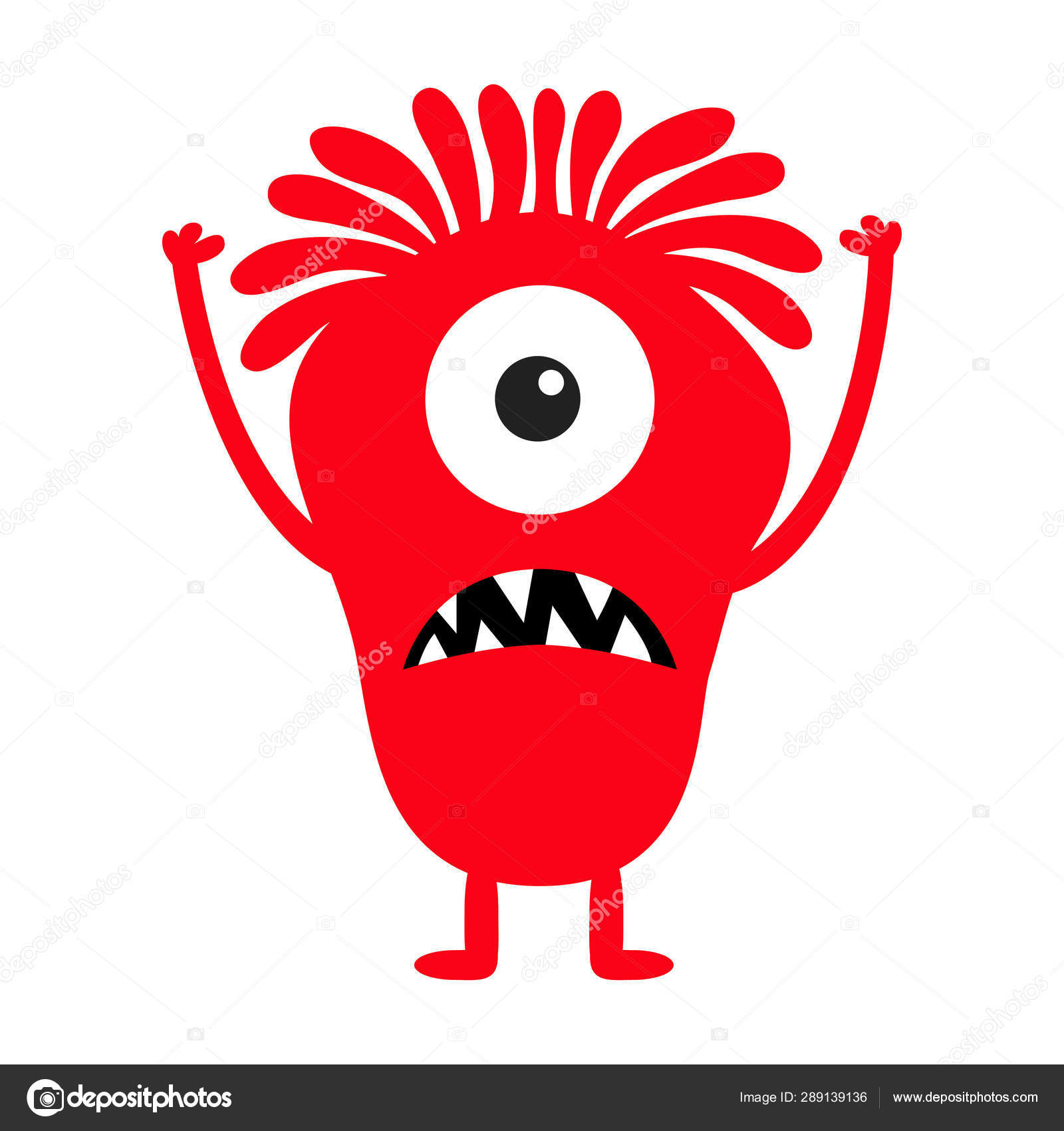 Isolated kawaii scared face cartoon design Vector Image