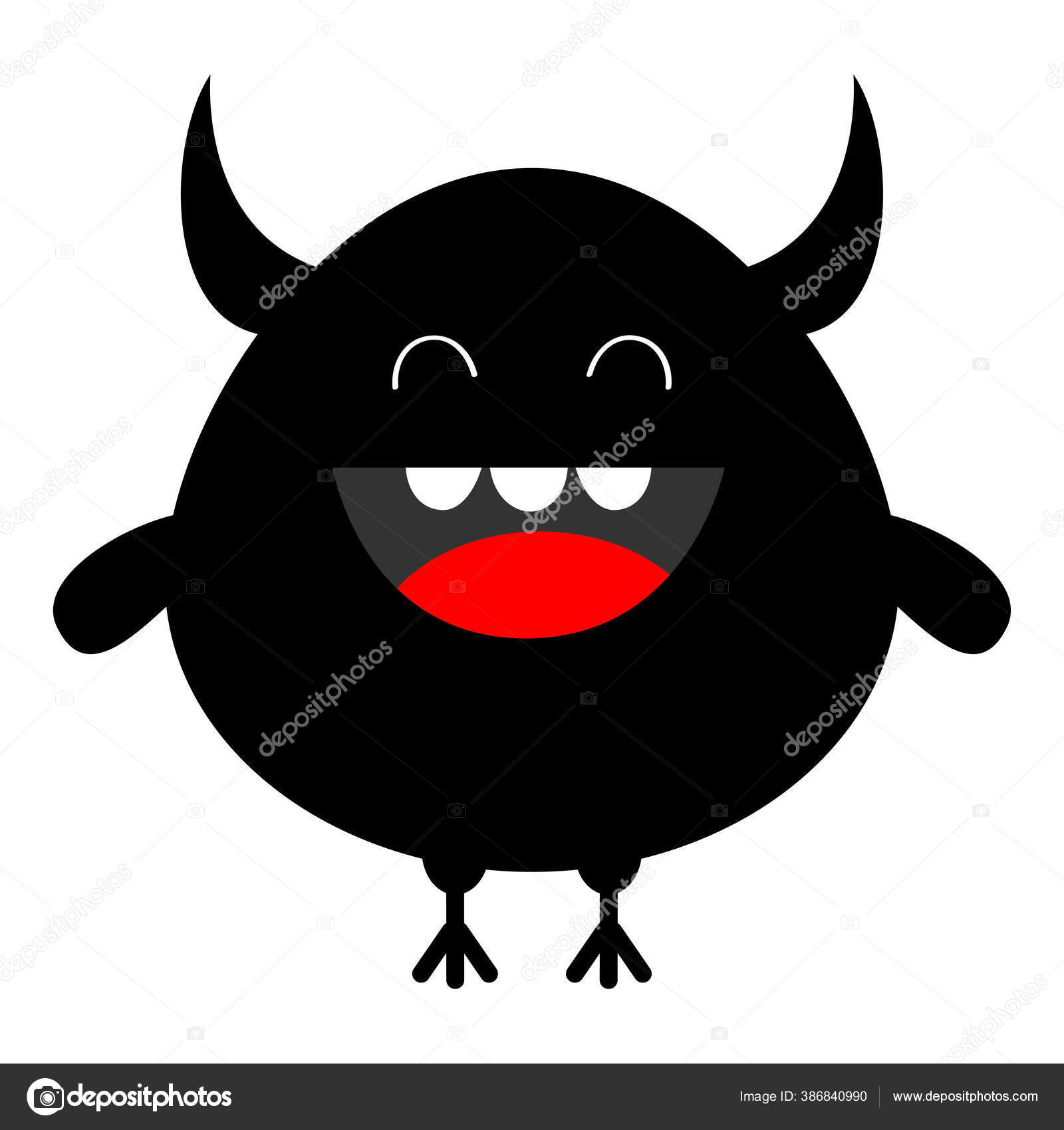 Isolated kawaii scared face cartoon design Vector Image