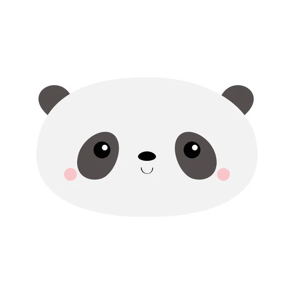 Gato preto dos desenhos animados/panda animal imprimir engraçado t