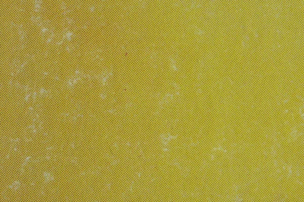 Makrobild av slitna gula bläck på papper — Stockfoto