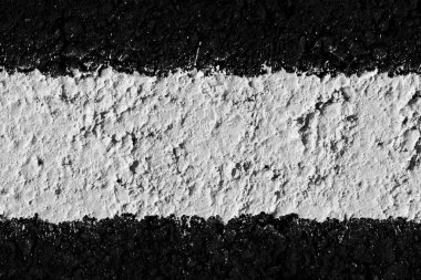 Asfalt üzerinde boya