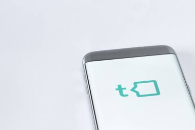 Talkspace uygulamasının akıllı telefondaki görüntüsü