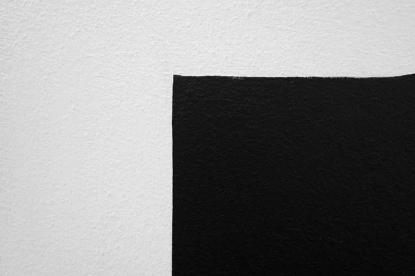 Parede pintada a preto e branco — Fotografia de Stock