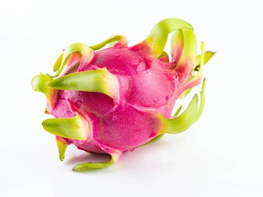 Tüm Kırmızı Ejderha Meyveler Beyaz Arka Plan izole, Vücuda yararlı meyveler