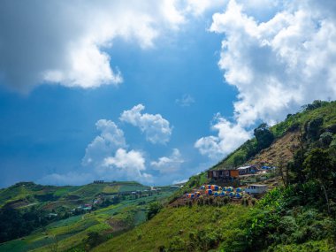 Tayland Phu tub berk Phetchabun Dağları Çadır 