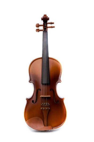 Close up of a violin on white background — Stock Photo, Image