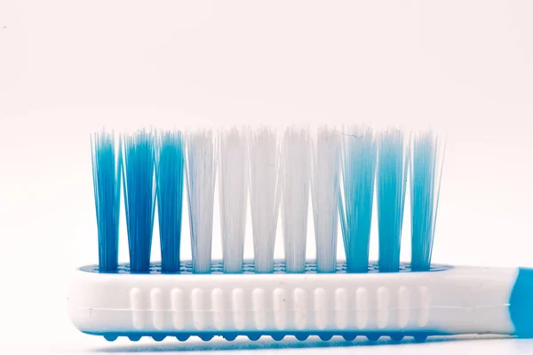 Close  up toothbrush isolated on  white background — Stock Photo, Image