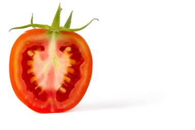 beyaz backgroun taze domates