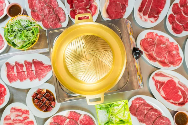 Korean barbecue or Yakiniku in japanese style