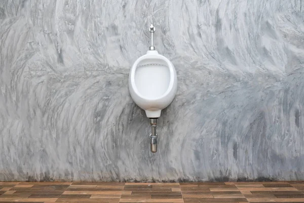 White urinal  On The Concrete Wall — Stock Photo, Image