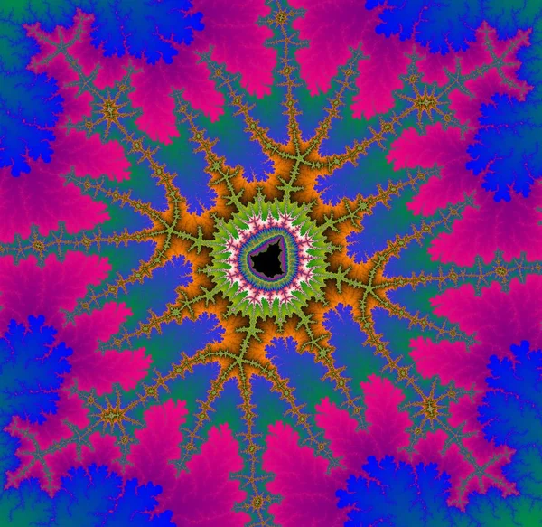 Resumen Fractal Mandelbrot Colores Delicados —  Fotos de Stock