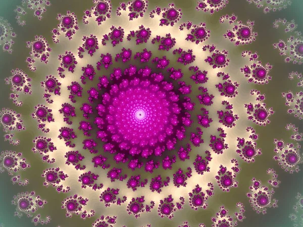 Fractal Astronomiras Espiral Con Ilusión Rotación Colores Púrpuros — Foto de Stock