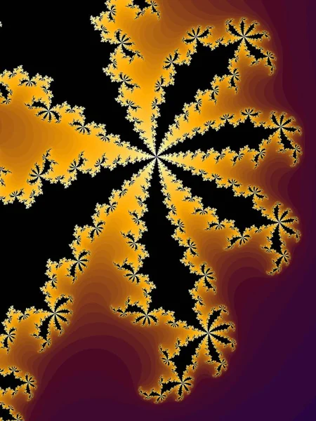 Koyu renkli kıvrımlı fraktal astroniyatlar.