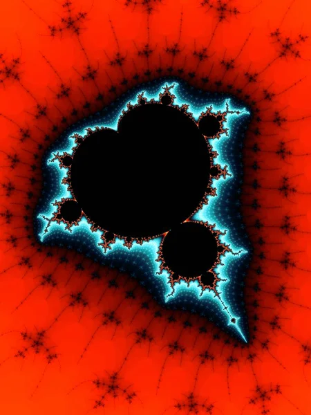 明るい色のフラクタルMandelbrot — ストック写真