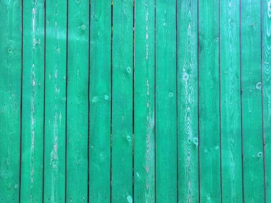 Mavi akuamarin yeşil ahşap arka plan - Boyalı eski ahşap cephe