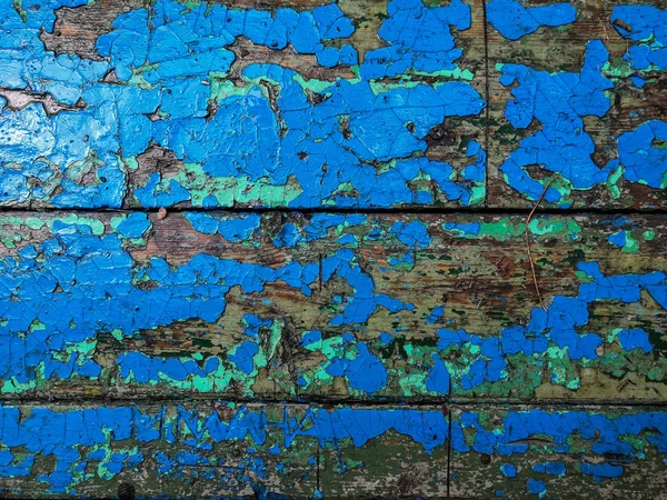 Стара світло-блакитна коричнева текстура деревини з природними візерунками — стокове фото
