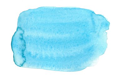 Soyut suluboya el boyası doku, beyaz arka plan üzerinde izole, suluboya dokulu zemin, suluboya damla