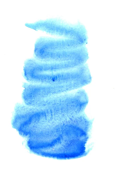 Abstrakcja akwarela tekstura dłoni farby, izolowane na białym tle, akwarela teksturowane tło, kropla akwarela — Zdjęcie stockowe