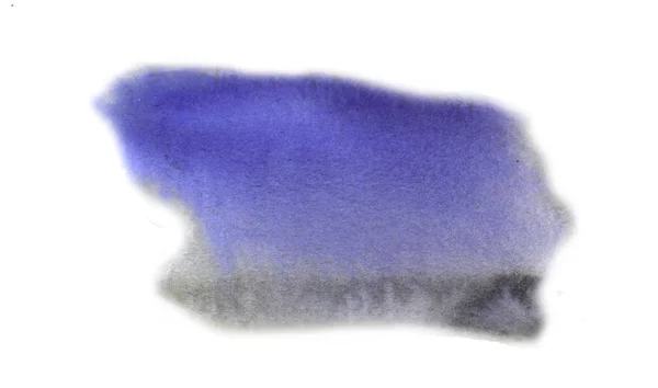 Fioletowo fioletowe odcienie akwarela barwione Abstrakcja akwarela farba tekstura, na białym tle — Zdjęcie stockowe