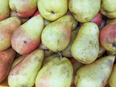 Yeşil lezzetli sulu taze meyve armut arka plan