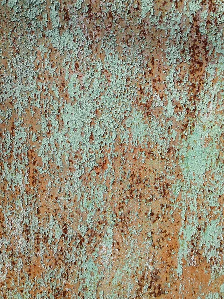 Текстура металевої іржавої стіни коричнево-синій фон. Малювати іржавий текстурований металевий фон. Тріснута фарба, поверхня іржі . — стокове фото