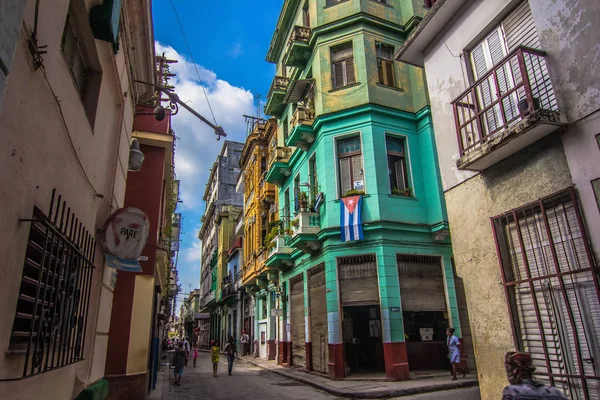 Ruas cubanas de Havana — Fotografia de Stock