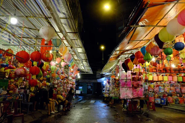 Chi Minh City Vietnam Sept 2018 Lanternas Coloridas Vendem Rua — Fotografia de Stock