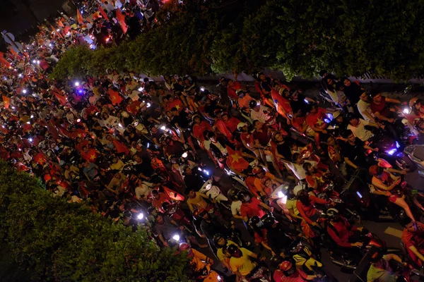 Chi Minh City Viet Nam Dec 2018 Groep Van Voetbalfan — Stockfoto