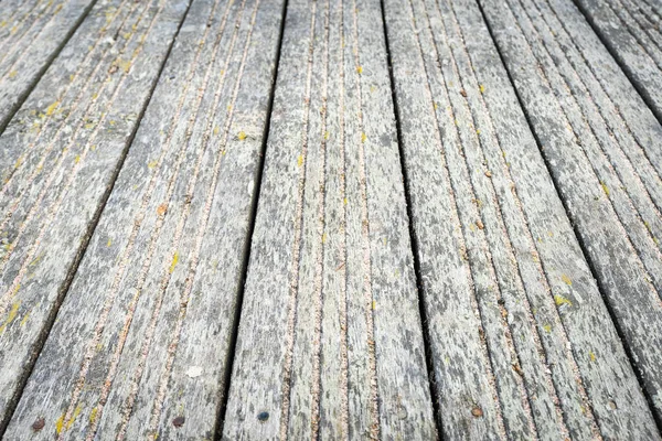 Old Wooden Floor. Vintage Background. Aged Weathered Wooden Boards. Old Deck of the ship. Worn rough timber planks. Dirty Floor Surface.