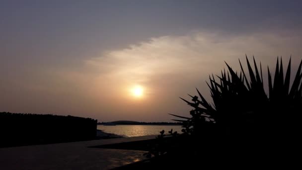 Día Noche Luz Oscuridad Sunset Time Lapse — Vídeos de Stock