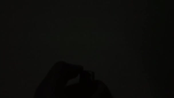 Dark Luz Ligado Desligado — Vídeo de Stock