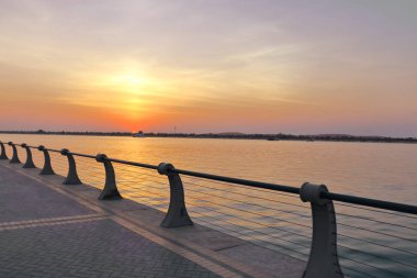 Sea Park / Sea Shore / Beach Bank'ta Gün Batımı