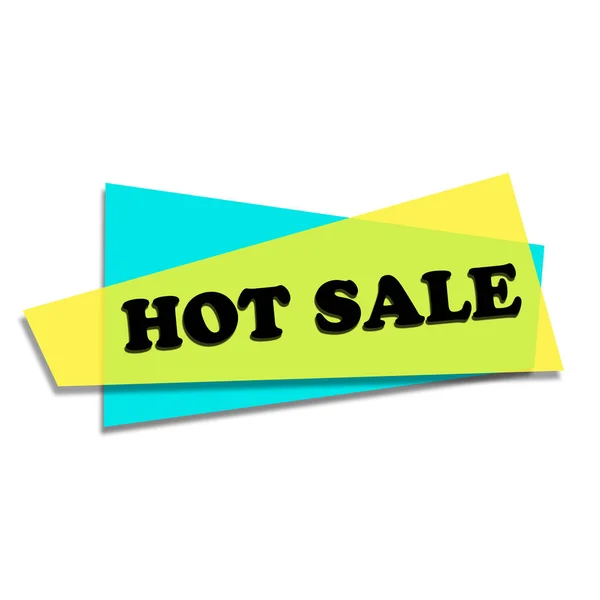 Hot Sale Promotion Label — Stock Photo, Image