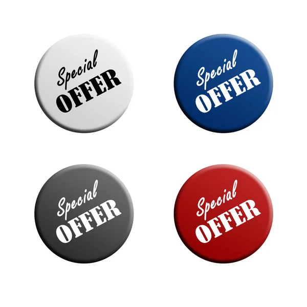 Special Offer Promotion Label Sticker — Stock Photo, Image