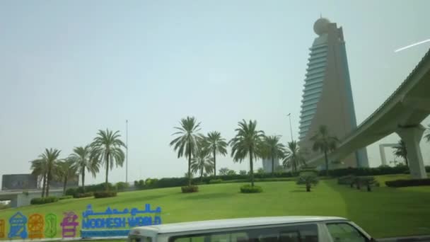Sheikh Zayed Road Dubai Verenigde Arabische Emiraten — Stockvideo