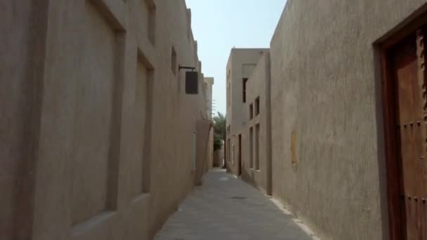 Mas Dubai Dubai Eau Village Antigo — Vídeo de Stock