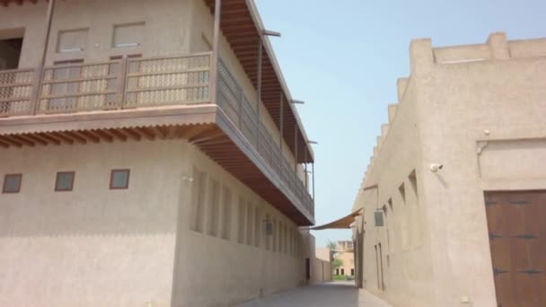Bur Dubai Dubai Uae Ancient Village — Stock Video