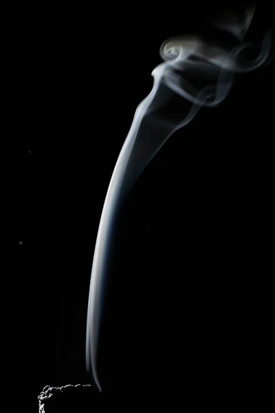 Smoke Black Background — Stock Photo, Image