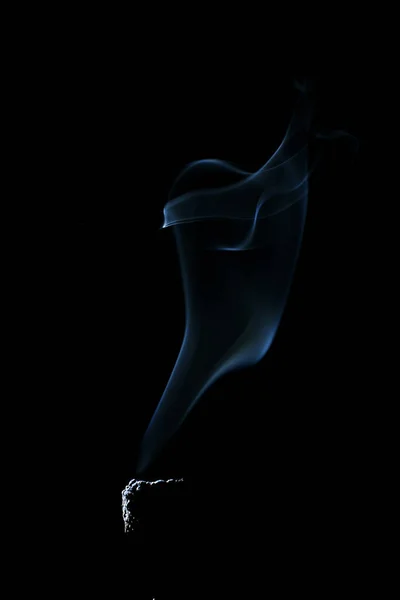 Καπνός Μαύρο Φόντο — Φωτογραφία Αρχείου