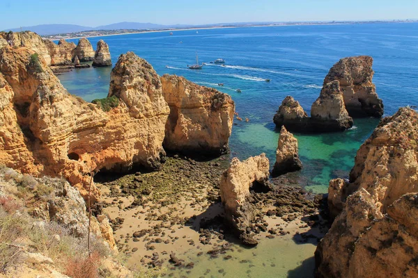 Portekiz'de Algarve sahili, Lagos denizi ve kayaları